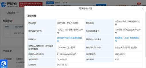 紫光展銳上億股權(quán)遭凍結(jié)，通訊設(shè)備代理業(yè)務(wù)面臨挑戰(zhàn)